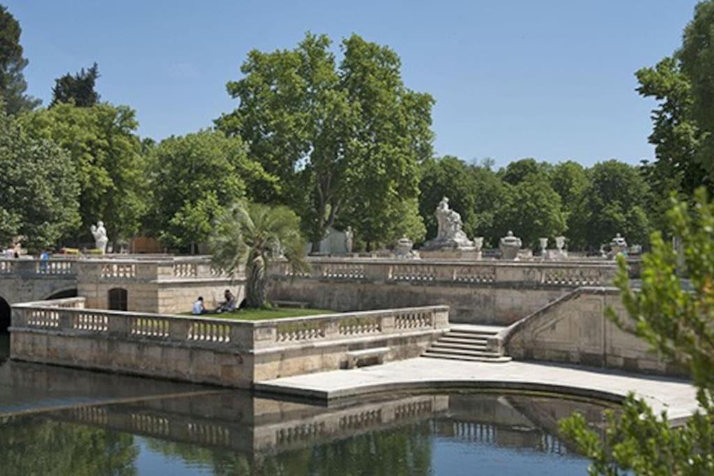 Fabienne Cote Jardins De La Fontaine Apartment Nîmes Exterior foto
